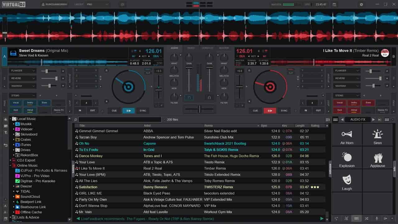 Virtual dj