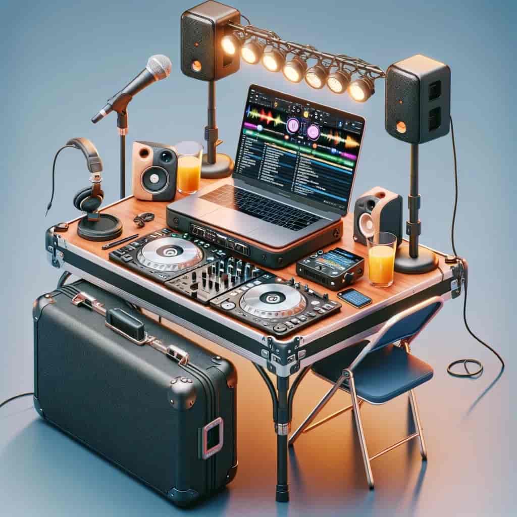 mobile dj setup