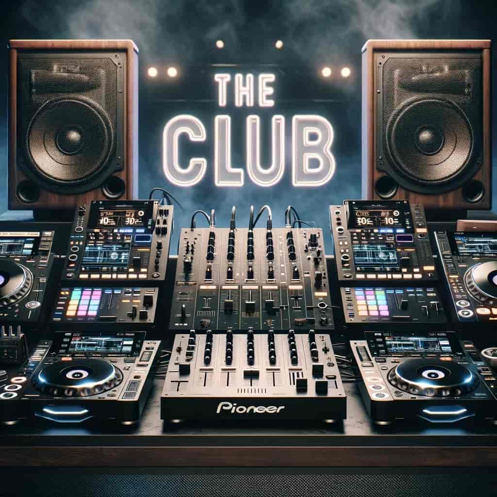 club dj setup