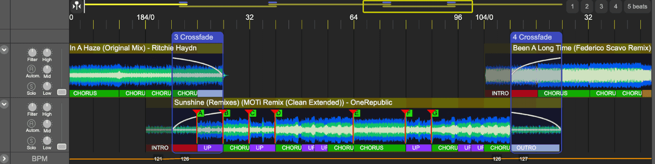 rekordbox hot cues and phrases in DJ.Studio