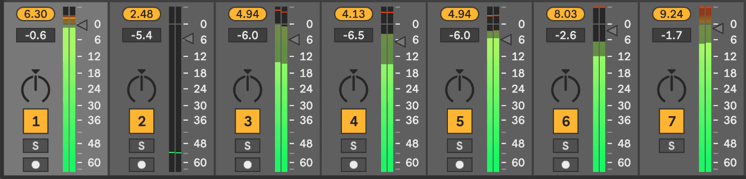 Ableton live mixing