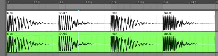 Beat matched tracks