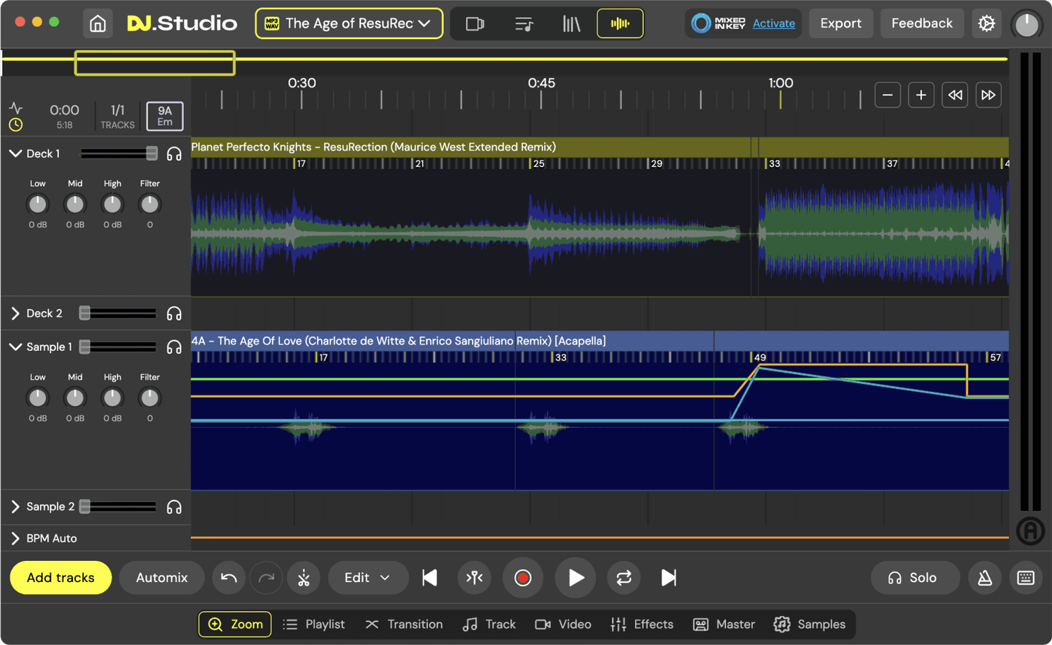 Stem Separation Software