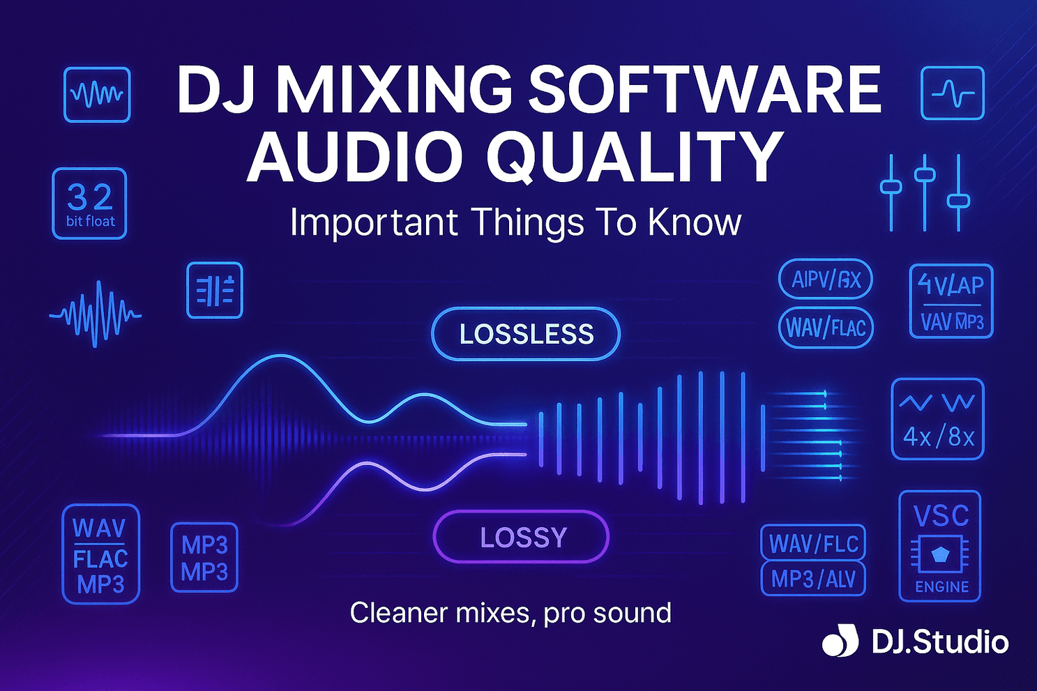 dj mixing software audio quality