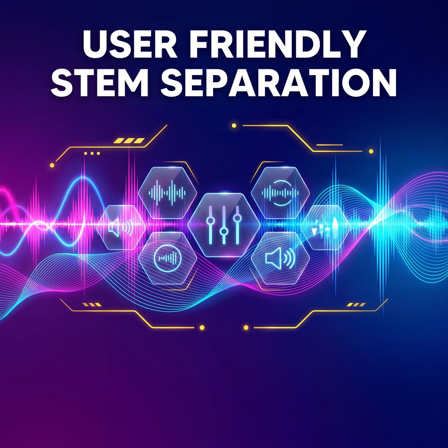 User friendly DAWs for stem separation