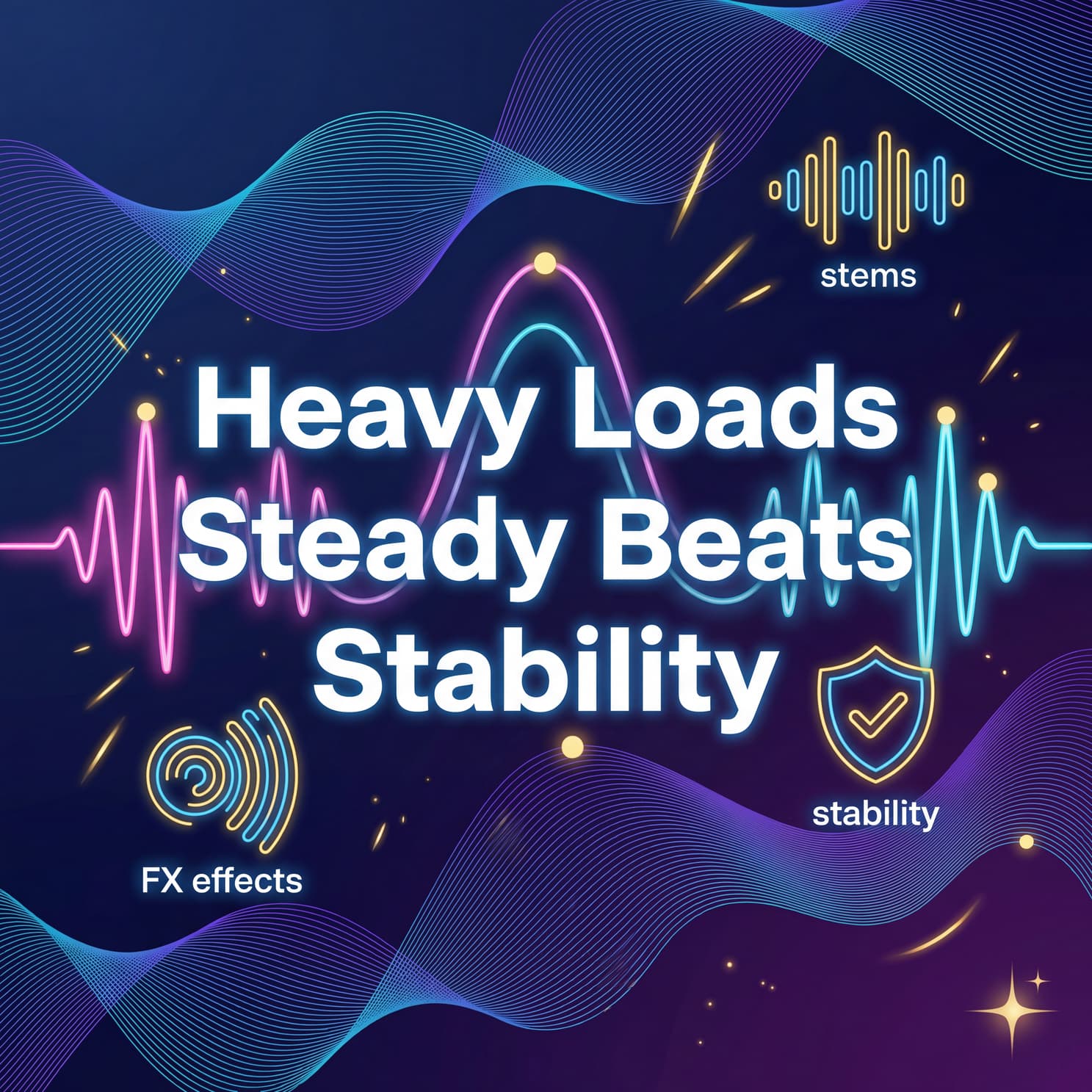 Heavy Loads Steady Beats Stability